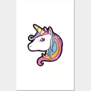 Happy Magic Fantasy Unicorn Posters and Art